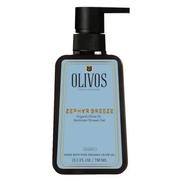Olivos Душ гел с аромат на зехтин и хамам - Olivos Zephyr Breeze Shower Gel, 750 мл