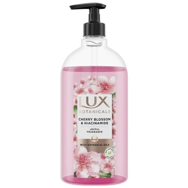 Lux Botanicals Душ гел с черешови цветове - Lux Botanicals Cherry Blossom &amp; Niacinamide with Botanical Oils Shower Gel, 720 мл