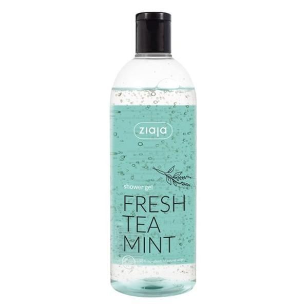 Ziaja Душ гел с екстракт от чай и мента - Ziaja Shower Gel Fresh Tea Mint, 500 мл