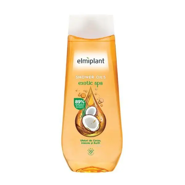 Elmiplant Душ гел с масла от кокос, марула и бурити, Elmiplant Exotic Spa, 400 мл