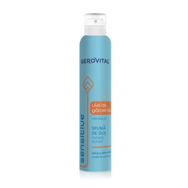 Gerovital Душ гел с масло от канделула Gerovital Sensitive 200 мл