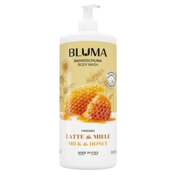 Bluma Душ гел с мляко и мед Bluma 1000 мл