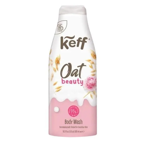 Keff Душ гел с овесени ядки за чувствителна кожа - Sano Keff Oat Beauty, 500 мл