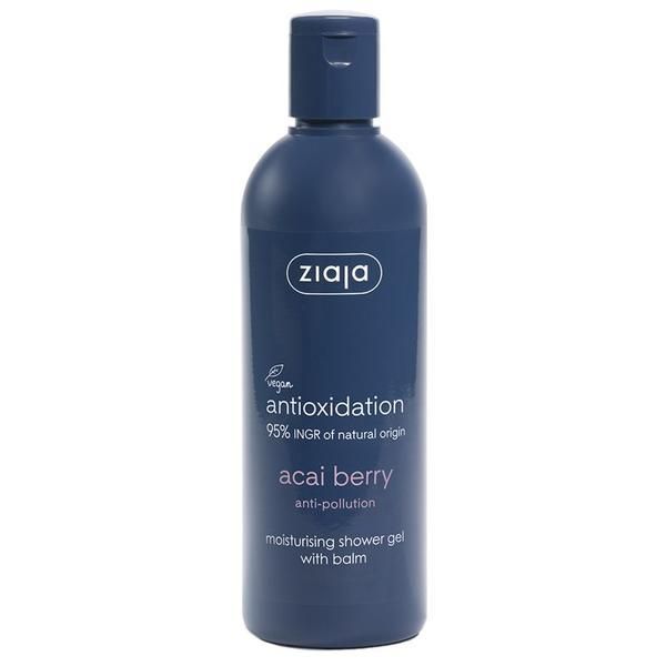 Ziaja Душ гел с овлажняващ балсам - Ziaja Acai Berry Anti-Pollution, 300 мл