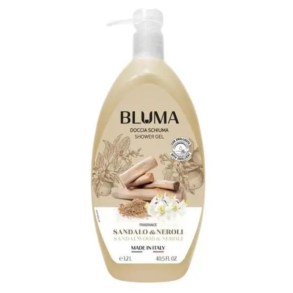 Bluma Душ гел със сандалово дърво и нероли Bluma, 1200 мл