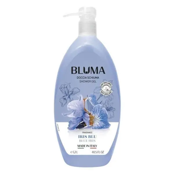 Bluma Душ гел със син ирис Bluma, 1200 мл