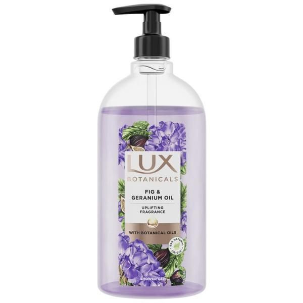 Lux Botanicals Душ гел със смокиня - Lux Botanicals Fig &amp; Geranium Oil with Botanical Oils Shower Gel, 720 мл