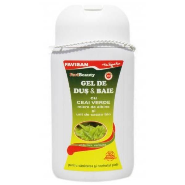 Favisan Душ гел със зелен чай Favibeauty Favisan, 300мл