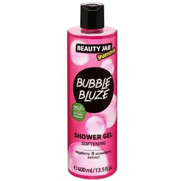 Beauty Jar Душ гел за кадифена кожа, с екстракт от малина и ягода - Beauty Jar Yummy Softening Shower Gel Bubble Bluze, 400 мл
