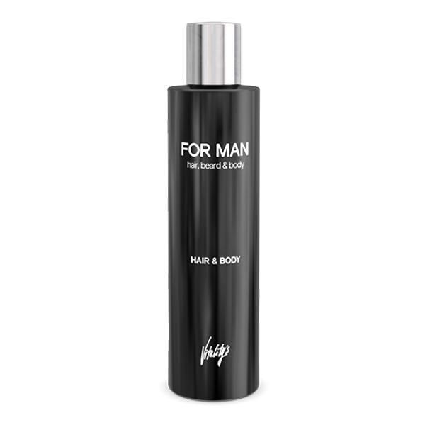 Vitality's Душ гел за коса и тяло - Vitality's For Man Hair &amp; Body, 240мл
