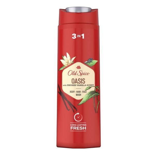 Old Spice Душ гел за мъже - Old Spice Oasis Body - Hair - Face Wash 3in1, 400 мл