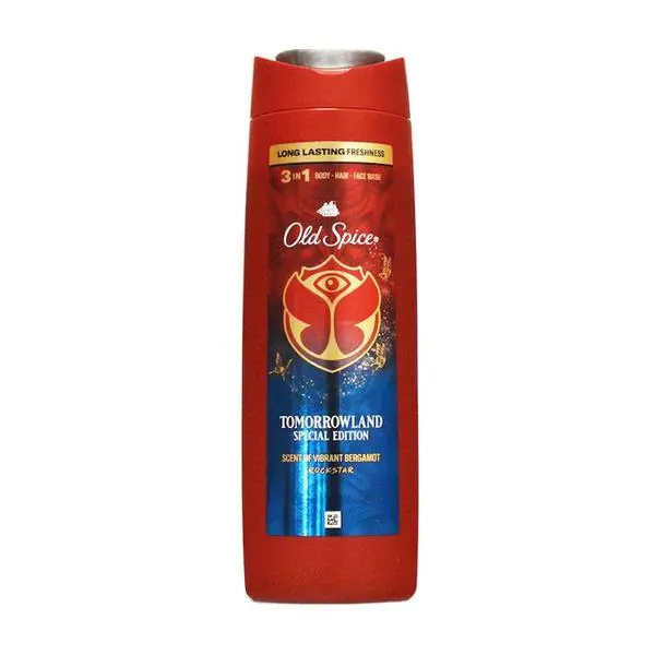 Old Spice Душ гел за мъже - Old Spice Rockstar Body- Hair-Face Wash 3в1, 400 мл