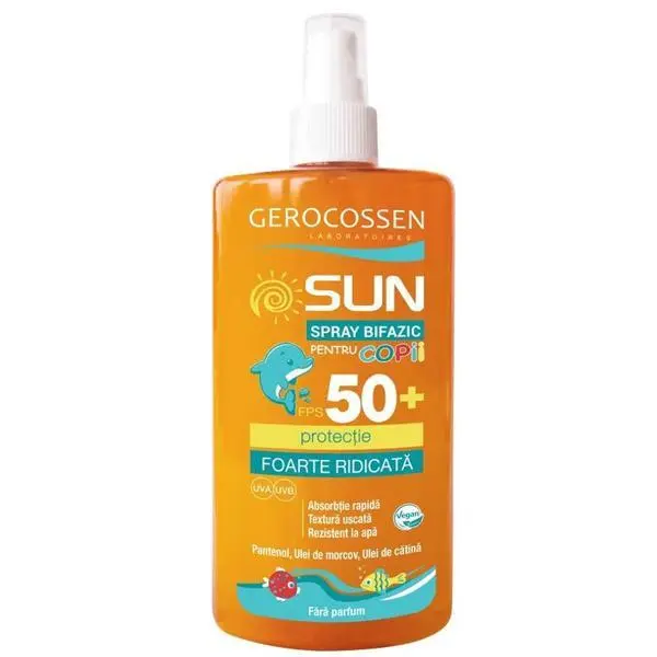 Gerocossen Двуфазен слънцезащитен спрей за деца SPF 50+ - Gerocossen, 300 мл