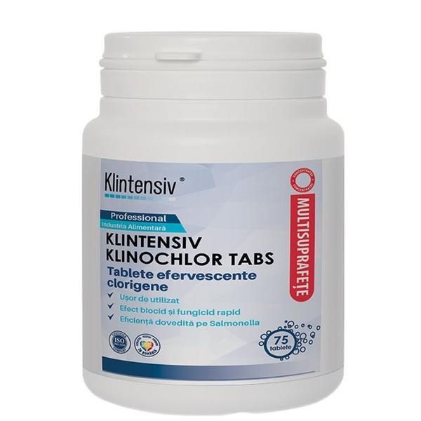 Klintensiv Ефервесцентни таблетки - Klintensiv Professional KlinoChlor Tabs, 75 таблетки