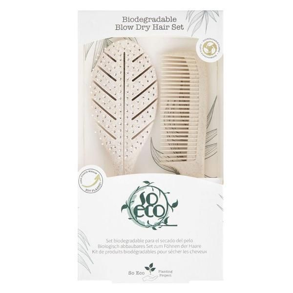 So Eco Екологичен биоразградим комплект за коса - So Eco Biodegradable Blow Dry Hair Set