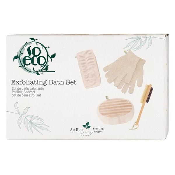 So Eco Екологичен ексфолиращ комплект за лице и тяло - So Eco Exfoliating Bath Set
