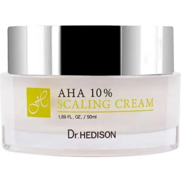 Dr. Hedison Ексфолиращ крем с 10% AHA за равномерен тен на кожата - Dr. Hedison AHA 10% Scaling Cream, 50 мл