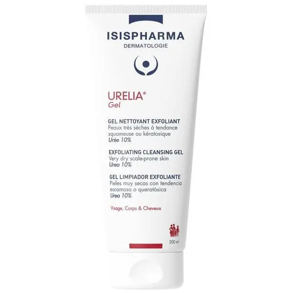 Isispharma Ексфолиращ почистващ гел с 10% урея за много суха кожа - Isispharma Urelia Gel Exfoliating Cleansing Gel, 200 мл
