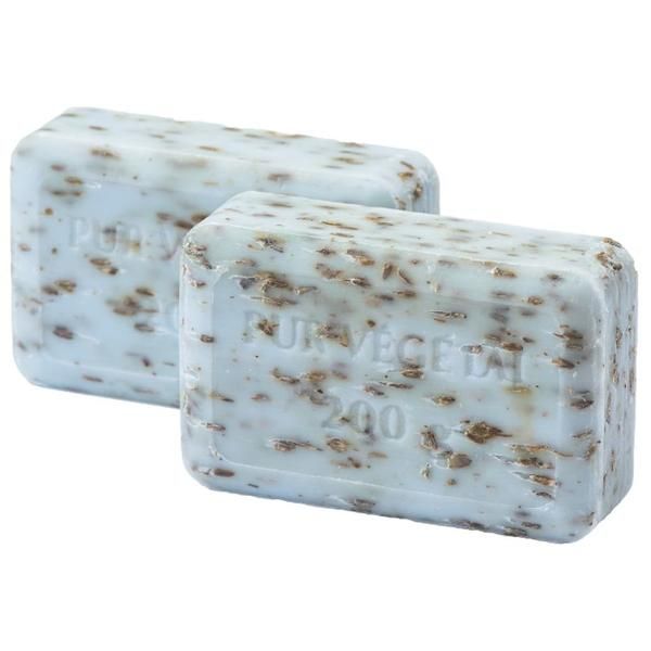 Apidava Ексфолиращ сапун с мед, масло от ший и лавандула Apidava, 200г