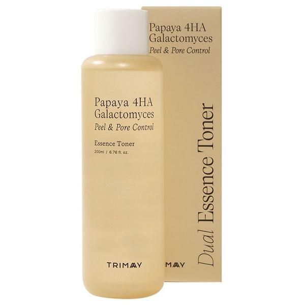 Trimay Ексфолиращ тоник - Trimay Papaya 4HA Galactomyces Peel &amp; Pore Control, 200 мл