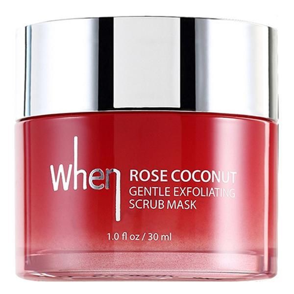 When Ексфолираща маска за сияйна кожа, When Rose Coconut 30 мл