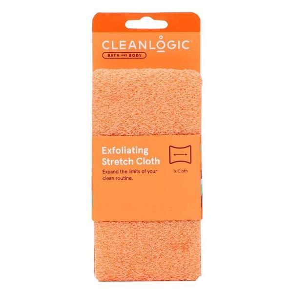 Cleanlogic Еластична ексфолираща кърпа за тяло - Cleanlogic Bath &amp; Body Exfoliating Stretch Cloth, 1 бр