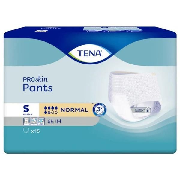 Tena Еластични бикини за инконтиненция - Tena Pants Normal, размер S, 15 бр