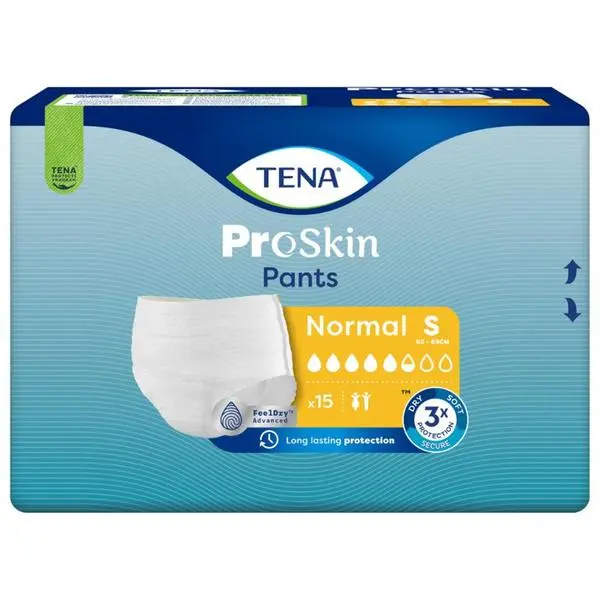 Tena Еластични бикини за инконтиненция - Tena Pants Normal, размер S, 15 бр