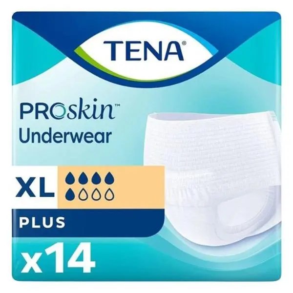 Tena Еластични бикини за инконтиненция - Tena Pants Plus, размер XL, 14 бр