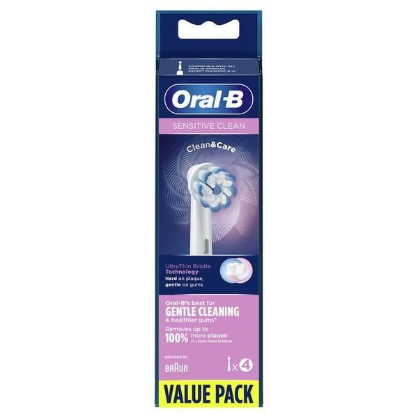 Oral-B Електрическа четка Reserve - Oral-B Sensitive Clean, 4 броя