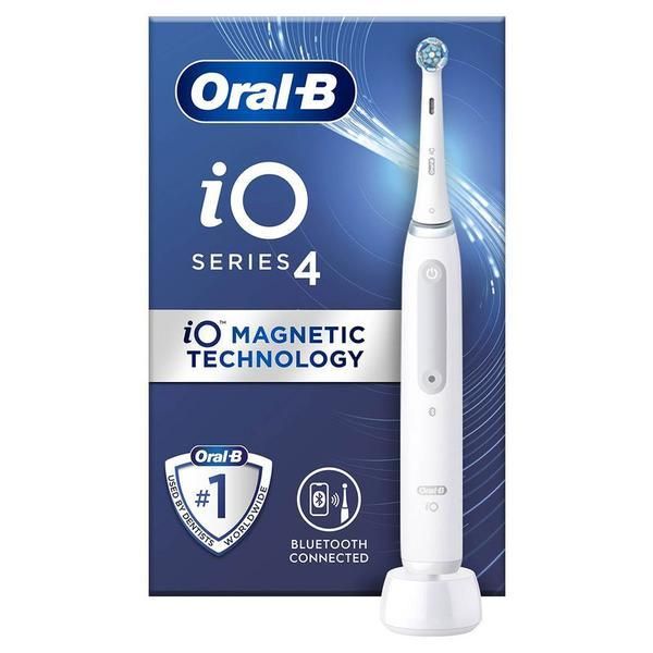 Oral-B Електрическа четка за зъби - Oral-B iO4, бяла, 1 брой