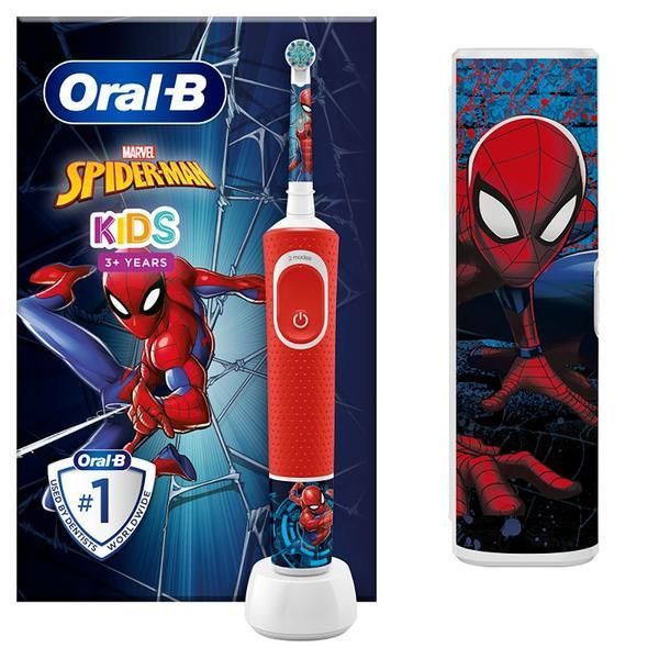 Oral-B Електрическа четка за зъби - Oral-B Pro Kids Vitality Spiderman D103, 1 брой