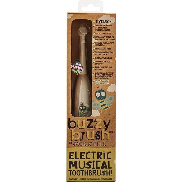 Jack n'Jill Електрическа музикална четка за зъби Buzzy Brush Jack&#039;n Jill