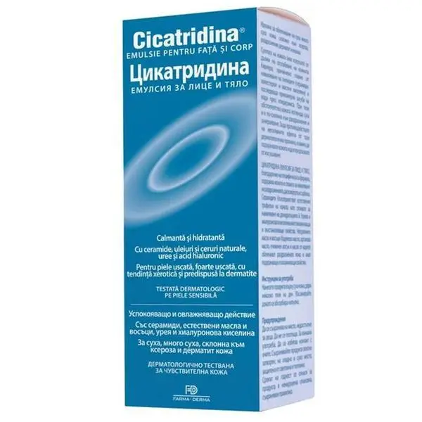 Naturpharma Емулсия за лице и тяло Cicatridina  Naturpharma, 180 мл