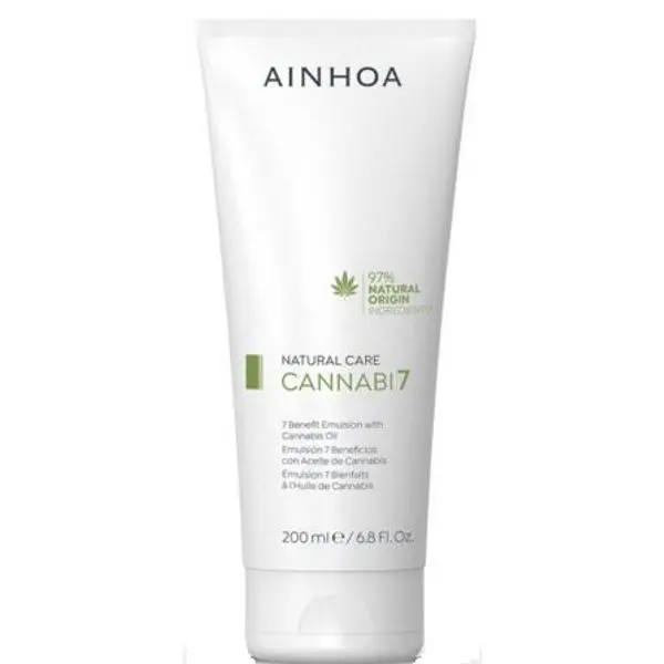 Ainhoa Емулсия за лице с масло от канабис - Ainhoa ??Natural Care Cannabi7 7 Benefit Emulsion with Cannabis Oil, 200 мл