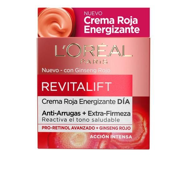 L'Oreal Paris Енергизиращ дневен крем за облекчаване на бръчки - L&#039;Oreal Paris Revitalift Energizing Red Anti-Wrinkle Dia + Extra Firming Cream, 50 мл