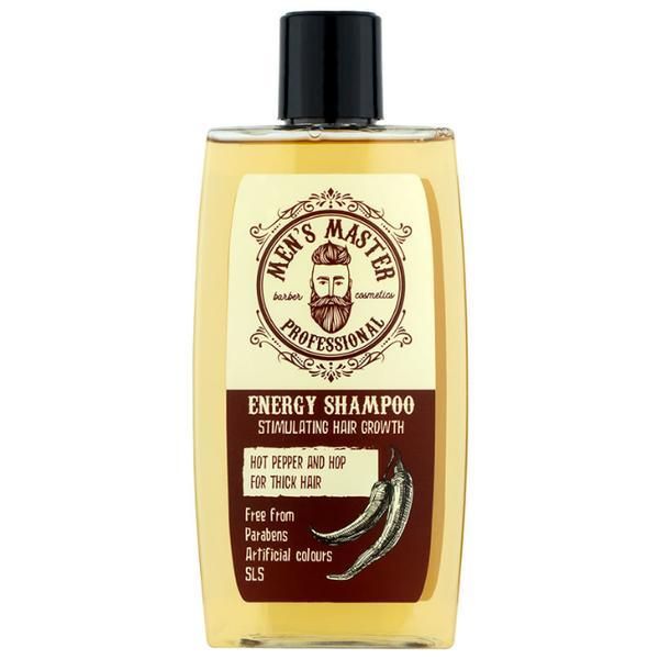 Rosa Impex Енергизиращ шампоан за стимулиране растежа на косата Mens Master Professional Rosa Impex, 260мл