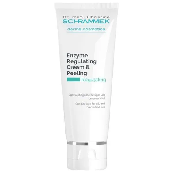Dr. Christine Schrammek Ензимен крем и пилинг за мазна и проблемна кожа - Dr. Christine Schrammek Derma Cosmetics Enzyme Regulating Cream &amp; Peeling, 75 мл