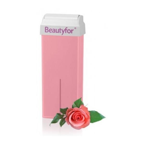 Beautyfor Епилиращ восък Рол-он за еднократна употреба - Beautyfor Wax Roll-On Cartridge, Pink Titanium, 100мл