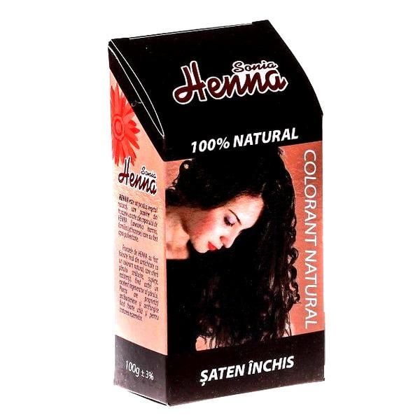 Henna Sonia Естествен оцветител Henna Sonia, Тъмно кафяво, 100
