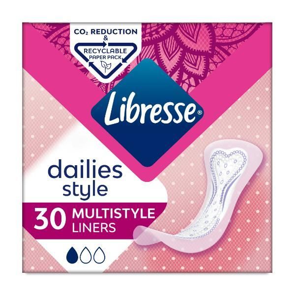 Libresse Ежедневни абсорбенти - Libresse Dailies Style MultiStyle Liners, 30 бр
