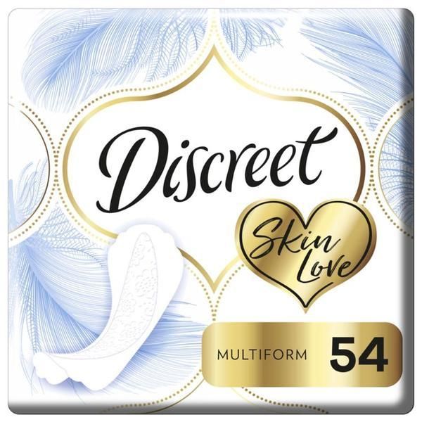 Discreet Ежедневни абсорбиращи превръзки - Discreet Skin Love Multiform, 54 бр