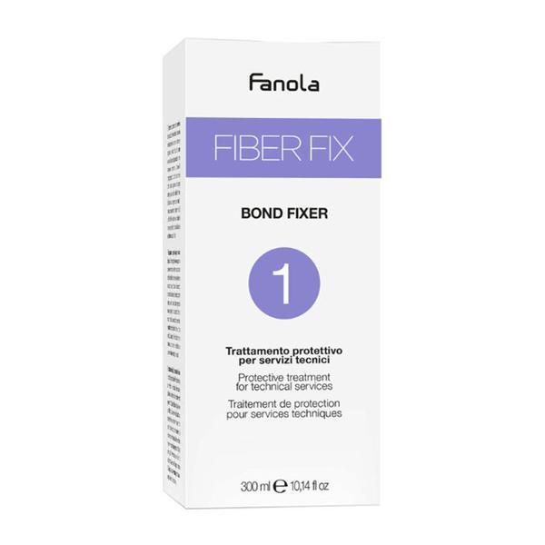 Fanola Фиксатор за терапия на косата Fiber Fix Bond Fixer N?1 - Trattamento Protettivo per Servizi Tecnici, Fanola, 300 мл