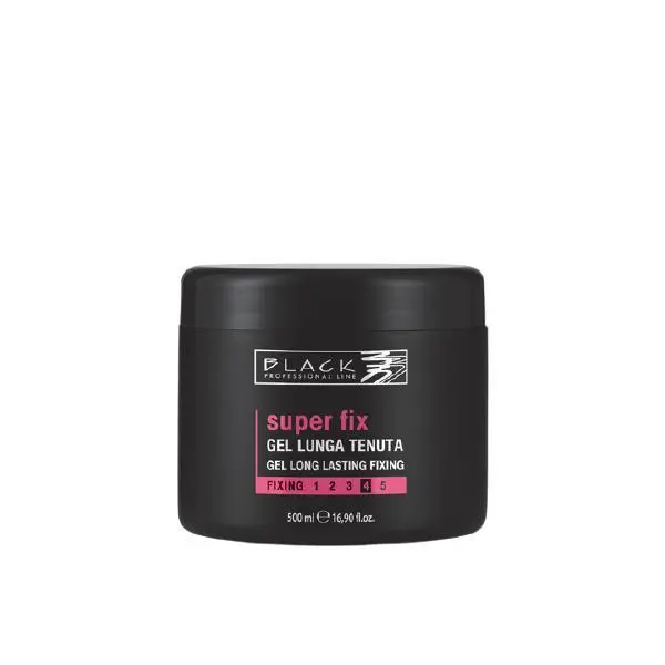 Black Professional Line Фиксиращ гел Сила 4 - Black Professional Line Super Fix Long Lasting Gel, 500мл