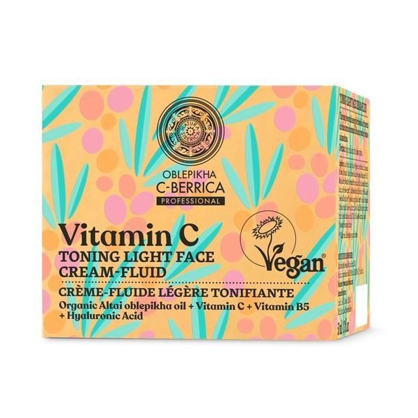 Oblepikha C-Berrica Флуидно лека тонизираща с витамин С витамин В5 и оалпонова киселина Oblepikha C-Berrica, 50 мл