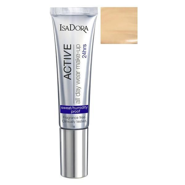 Isadora Фон дьо тен - Active All Day Wear Make-Up, нюанс 12 Light Honey, Isadora 35 мл