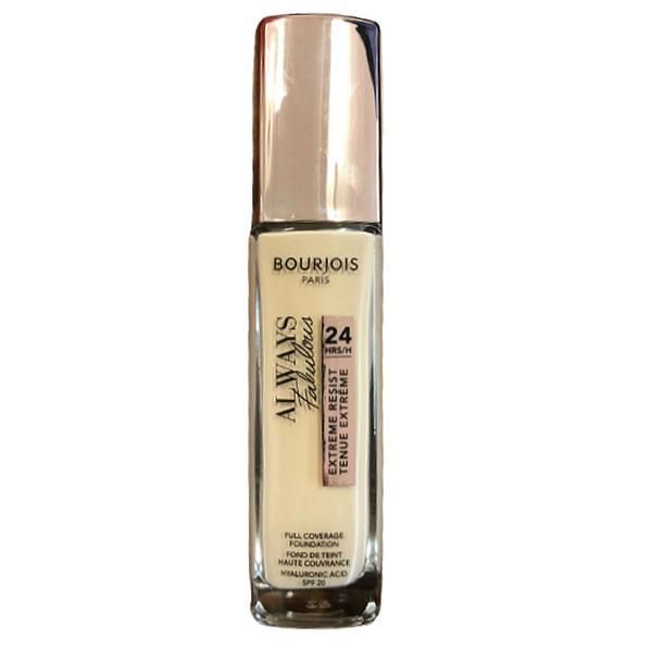 Bourjois Paris Фон дьо тен - Bourjois Always Fabulous Extreme Resist 24H, нюанс 125 Ivory, 30 мл