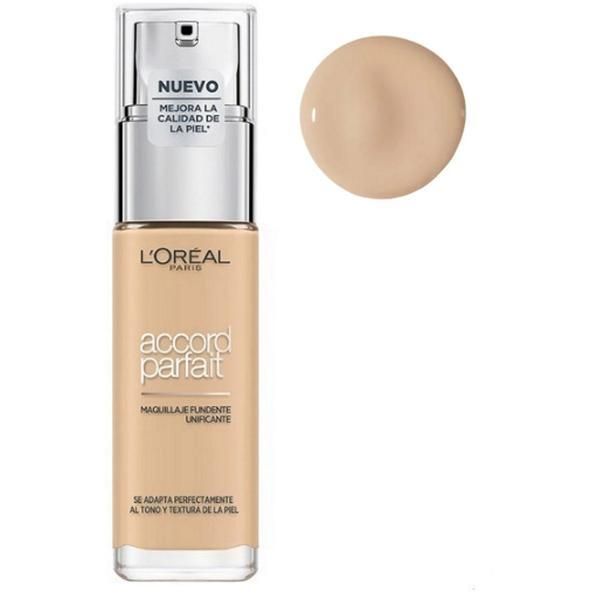 L'Oreal Paris Фон дьо тен - L&#039;Oreal Paris Accord Parfait, нюанс. 3.5.N Peach, 30 мл