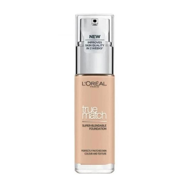 L'Oreal Paris Фон дьо тен - L&#039;Oreal Paris True Match Super-Blendable Foundation, нюанс 2D/2W Golden Almond, 30 мл