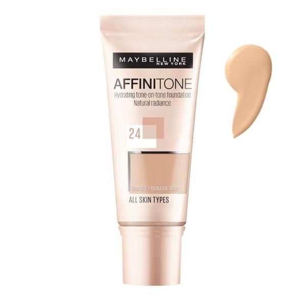 Maybelline Фон дьо тен Maybelline Affinitone Foundation 24 Golden Beige, 30 мл